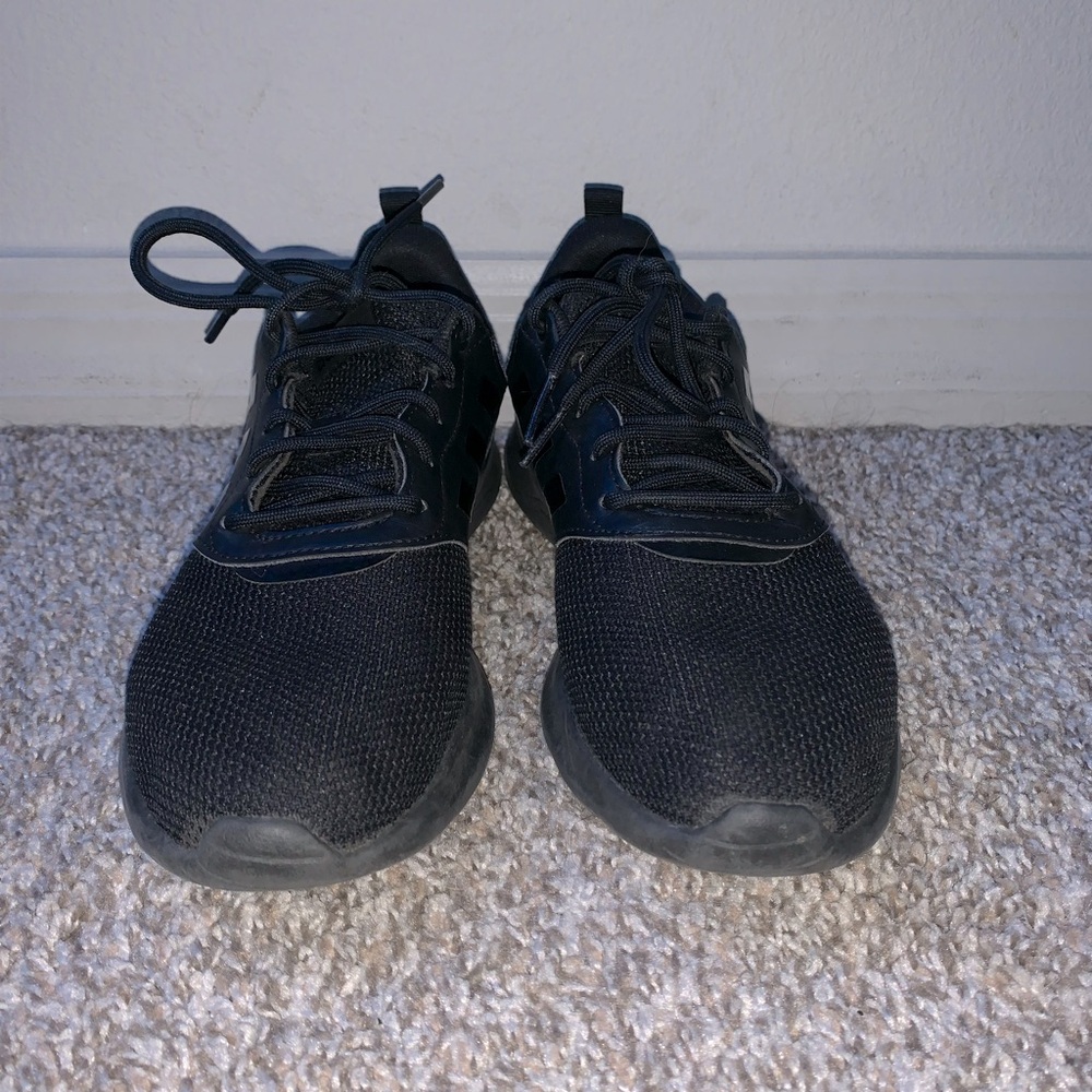 Gently used black adidas